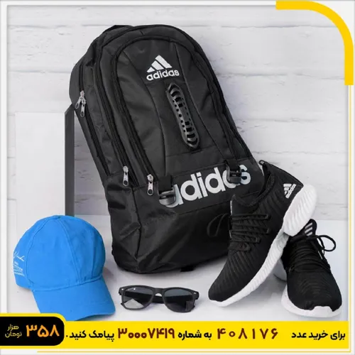 🏆کوله پشتی مشکی Adidas مدل Ronix