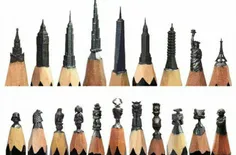شاهکار های کوچک مجسمه سازی با نوک مداد اثر هنرمند روسی