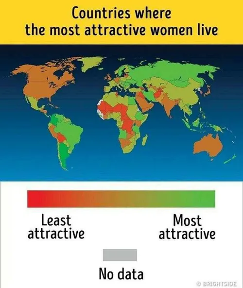 جذابترین زنان در کجای جهان زندگی میکنند!
