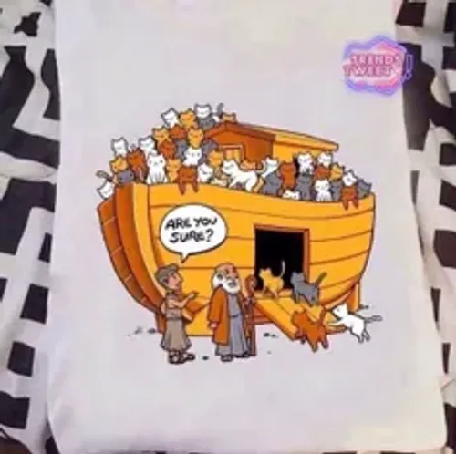 واقعا کاش حضرت نوح فقط گربه سوار کشتی میکرد😂