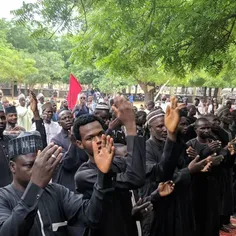 عزاداری شیعیان مظلوم نیجریه برای حضرت سیدالشّهدا (علیه‌ال