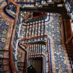 #فرش_سه_بعدی بسیار زیبا و شگفت انگیز ایرانی در هتل پانکرا
