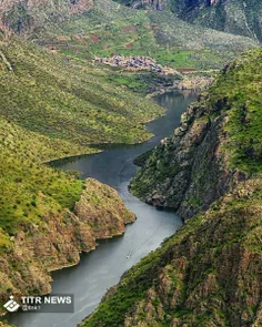 قاب بسیار زیبا از رودخانه‌ سیروان - اورامان در کردستان
