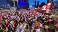 🎥 شنبه‌های اعتراضی تل‌آویو| هزاران معترض صهیونیست خواستار