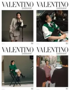 عکس های منتشر شده از یونگی برای برند Valentino❤️‍🔥