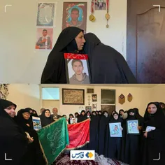 📸 حضور خانواده‌های شهدا در منزل شهید عجمیان