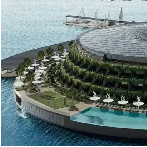 قطری ها و یک جاذبه جذاب گردشگری جدید: هتل شناور گردان دوس