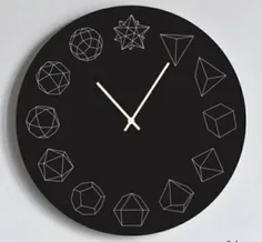 نمایش#ساعت با چند ضلعی ها