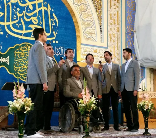 💫 اجرای امشب گروه تواشیح سیرت النبی مشهد در حرم مطهر رضوی
