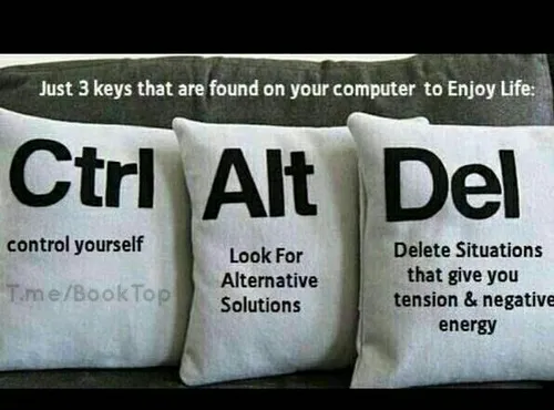 ➕این سه کلید در کامپیوتر مهم اند، اما در زندگی مهم تر!