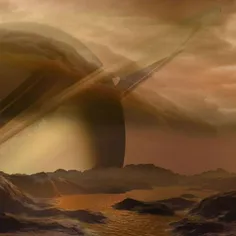 ♦️در یکی از قمرهای زحل بنام تيتان، بقدری اتمسفر ضخيم و جا