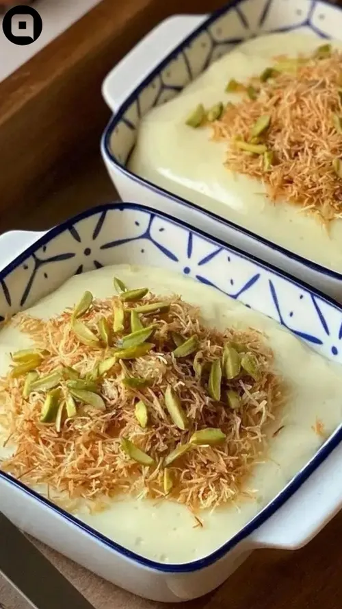 محلبی بستنی با کادیف🥫🍚🍦