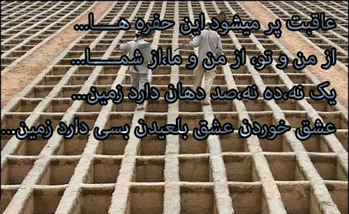 خاک چه داند در این خاک کیست