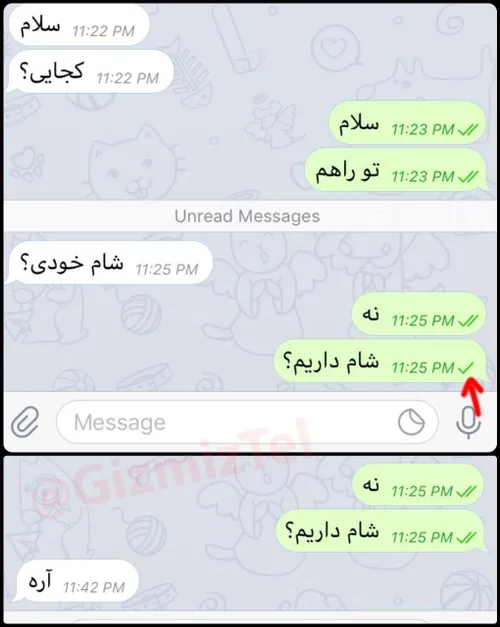 تا به مامانم گفتم نه، فوری پا شده بره شام آماده کنه دیگه 