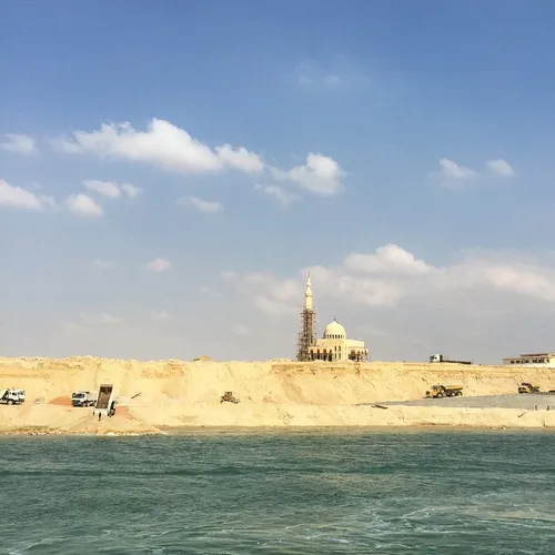 Construction of the New Suez Canal in Egypt. By @degnerd