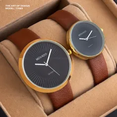 ⌚ ️ست ساعت بند چرمی Movado 