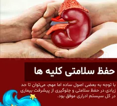 حفظ سلامتی کلیه ها