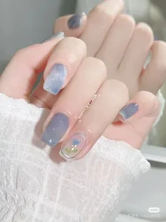 Blue nails 🩵💅🏻
