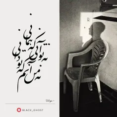 نه من آنم که تو دانی