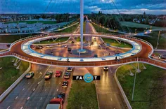 #پل زیبایی که مخصوص عبور#دوچرخه‌ها ساخته شده است#هلند