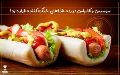 سوسیس و کالباس در رده غذاهای خنگ کننده قرار دارد !🌭 