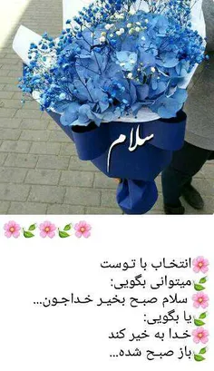 سلام صبح بخیر