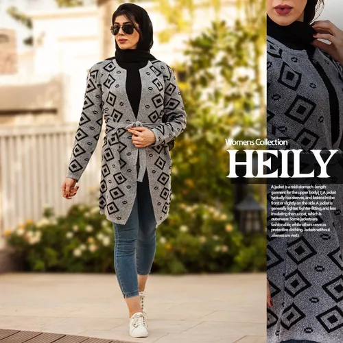 🍁 انتخابی برای روزهای سرد پاییز بافت زنانه مدل Heily