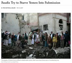 ⭕ ️ نیویورک تایمز: #عربستان قصد دارد آنقدر به #یمن گرسنگی