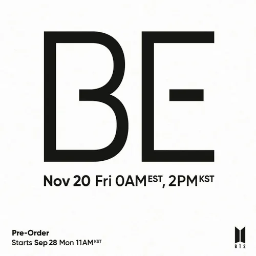 آلبوم جدید بی تی اس جمعه۲۰ نوامبر منتشر میشه . اسم البمشو