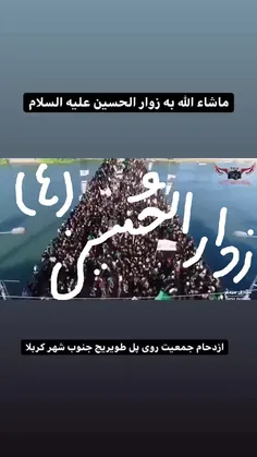 ماشالله به زوار الحسین😍✊