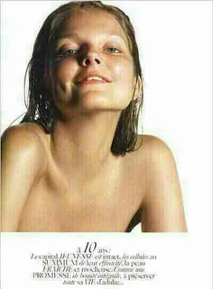 این عکس یه دختر ده سالست که گریمورهای هالیوود چهرش رو به 