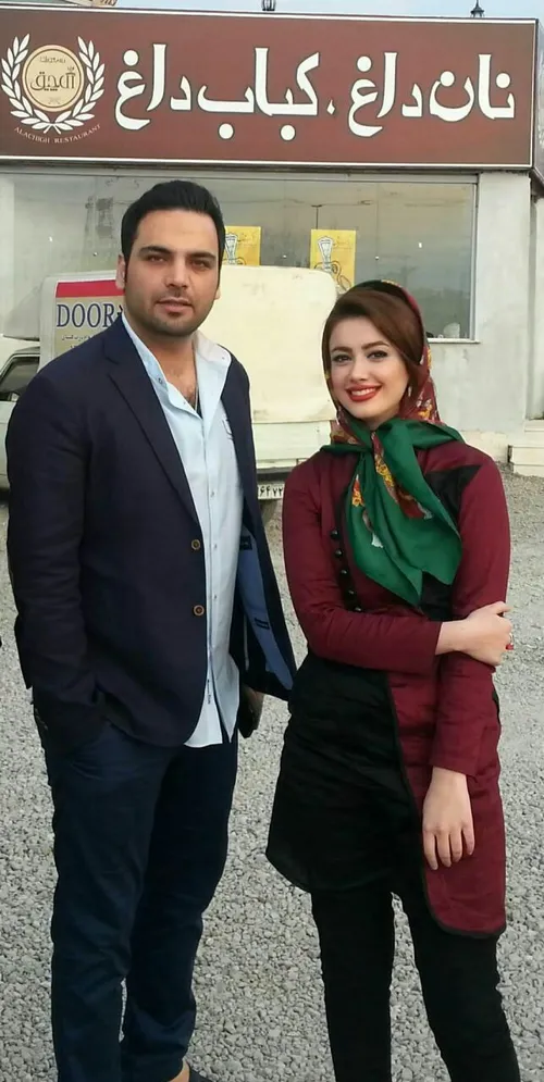 احسان علیخانی و همسرش