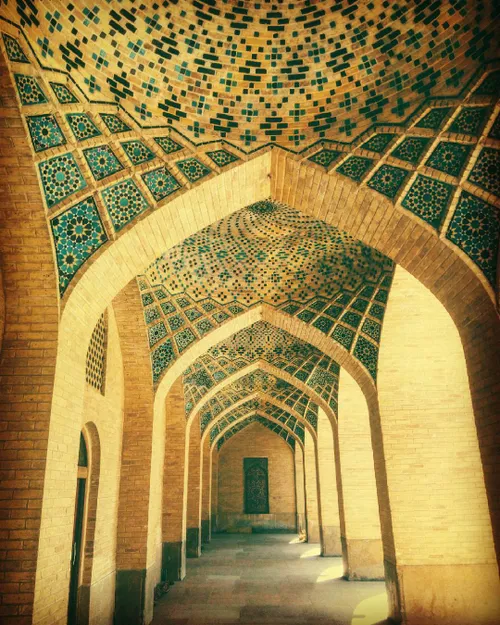 عکس از خودم مسجد صورتی شیراز