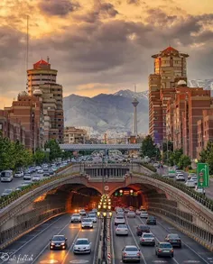 تهران از نمایی زیبا 
