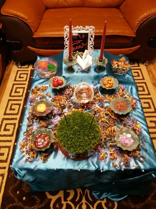 سفره 7سین کاری از یکی از دوستان