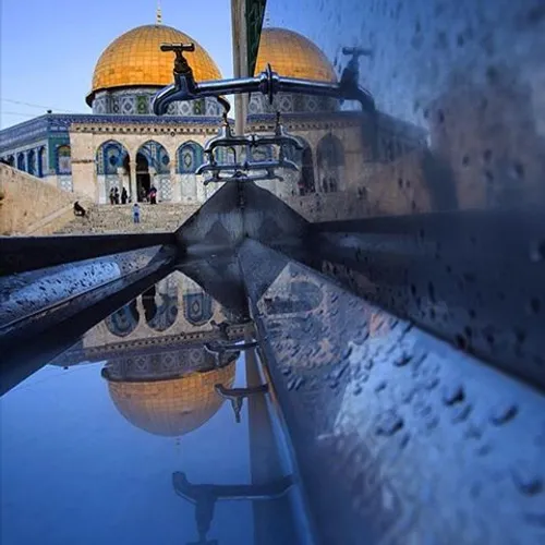 Jerusalem city close to Dome of the Rock Qobat Al Sakhra 