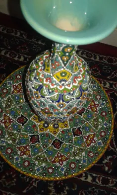 ظرف مینا کاری