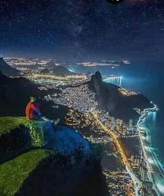 منظره ای بسیار زیبا از بالای شهر "ریو دو ژانیرو"