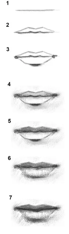 طراحی لب