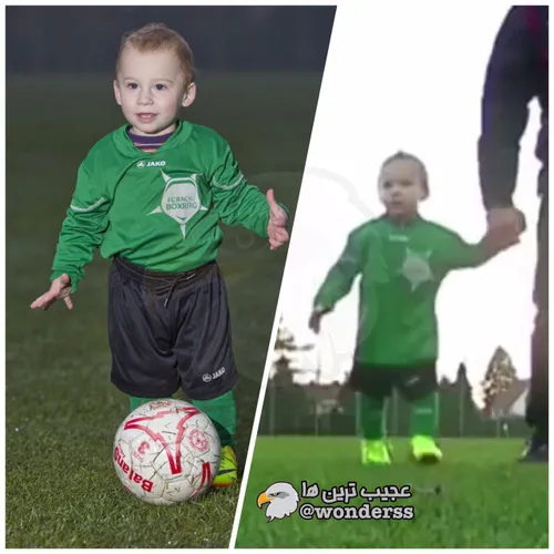این پسربچه 20 ماهه کوچکترین فوتبالیست حرفه ای جهان است که