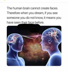 مغز انسان عملا قادر نیست که تصویر جدیدی از صورت انسان را 