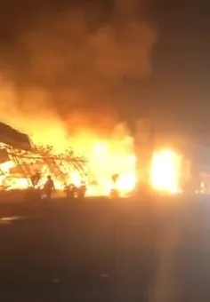 آتشسوزی و انفجار در پایگاه صهیونیستی-نظامی رژیم #باکو در 