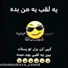 یه لقب بهم بده