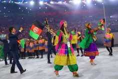 رژه کاروان افغانستان در المپیک برزیل