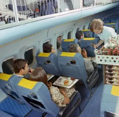 Flying first class in the 1960s