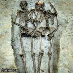 باستان شناسان باقیمانده استخوان یک زوج از دوران روم باستا
