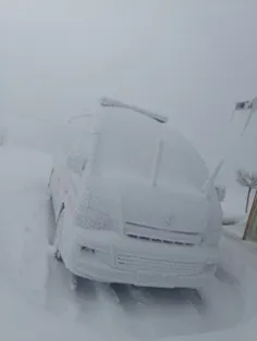 ❄ ️ صبح امروز یخبندان شدید در شهرستان #ورزقان 😐