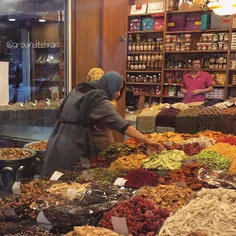 Dried fruits and #nuts in a shop in Karimkhan, city centr