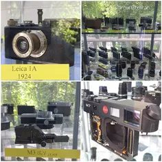 An interesting collection of old #Leica cameras at the Ti