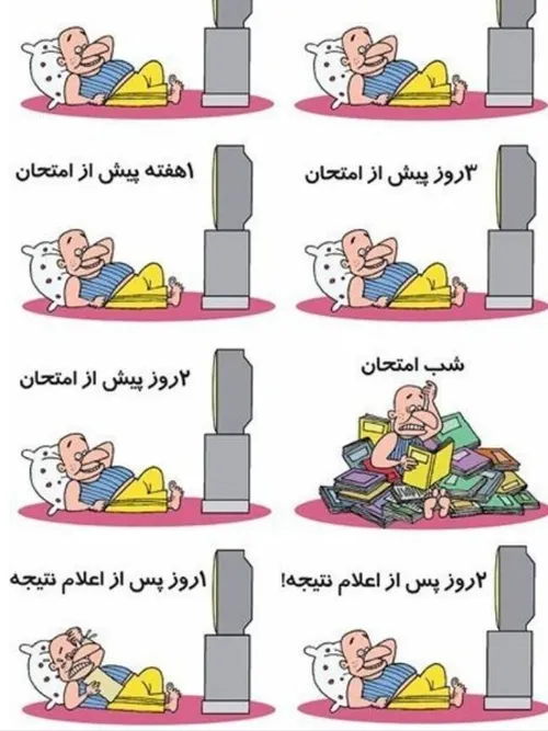 و اینگونه امتحان ها از انچه که فکر میکنیم به ما نزدیک تر 